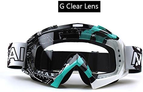 JapanX - Ski Goggles and Snow Goggles for Snowboard Goggles Snowmobile,Interchangeable Lens Magnetic Detachable Foam,UV400 Protection Anti-fog Design OTG Snow Goggles for Men Women (G Clear Lens)