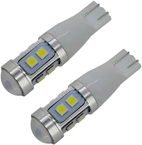 YOOSEN 12V-24V T10 T15 912 921 White LED Reverse Light (Pack of 2)