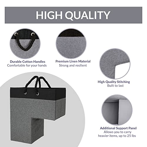 SAM AND MABEL Stair Basket for Stairs Stair Baskets for Carpeted and