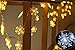 Decorative Lights Christmas lights, 19.7 feet, 40 LED, Christmas gifts, Christmas weddings, party lights Snow flake String Lights