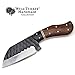 Wild Turkey Handmade Collection Full Tang 1075 High Carbon Steel Fixed Blade Knife w/Leather Sheath (1824)
