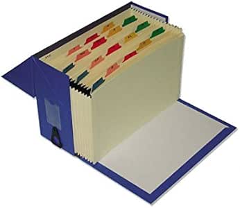 OfficeTeam Expansión Caja A-Z Azul: Amazon.es: Hogar