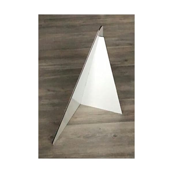 AllesKlaroÂ® - Warnschild Aufsteller - Achtung BaumfÃ¤llung - Dreieck - freistehend aufstellbar - 4mm Alu Verbundplatte (50x40cm) – Bild 3