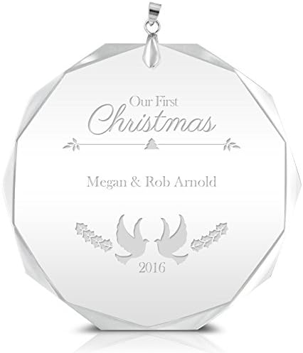 Erie 216 Customizable Holiday Ornament (Our First Christmas)