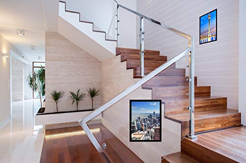 image for MFoffice 11x17 Window Poster Frame Made of Durable PVC and Strong Magn