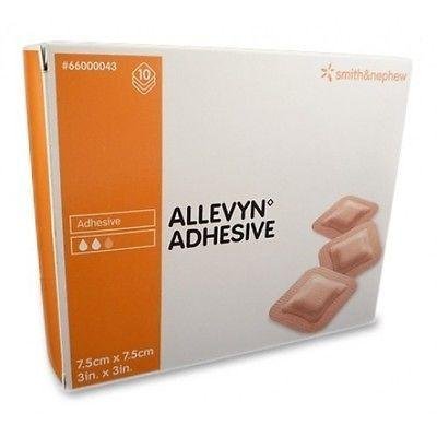 Allevyn Adhesive Classic Dressings 7.5cm x 7.5cm x 10 - Wounds, Ulcers, Diabetic