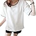 DaiLiWei Women's Korean Style Round Collar Fashion Solid Tops T-Shirt