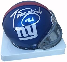 tiki barber signed helmet
