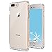 iPhone 8 Plus Case, iPhone 7 Plus Case,OTOLIN [Shock Absorption] Reinforced Corners on Soft TPU Bumper Turn sound hole Protective Case - Clear