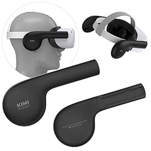 KIWI design Siliconen Oorkappen Compatibel met Quest/Quest 2 VR-headset, een Verbeterde Geluidsoplossing voor Quest…