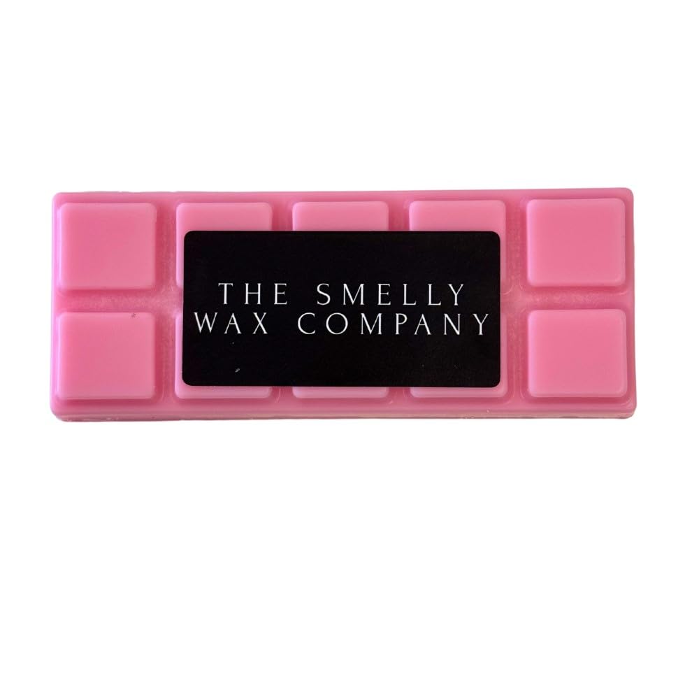 The Smelly Wax Company Rose Wonderland Laundry Wax Melt Snapbar Clamshell | Strong Scented Long Lasting | Handmade Home Fragrance