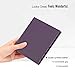 MoKo Case Fits All-New Kindle Oasis (9th and 10th Generation ONLY, 2017 and 2019 Release), Multi Angle Viewing Vertical Flip Cover with Auto Wake/Sleep - Purple