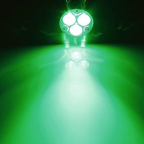 MASUNN GU10 3W AC 220V 3 LEDs Red/Yellow/Blue/Green LED Spotlight Bulbs - Yellow - Image 5