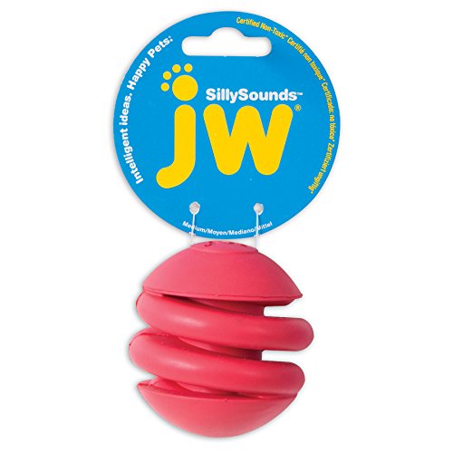 Petmate JW Pet Company Sillysounds Spring Ball, Medium
