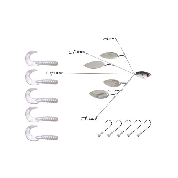Yum-Yumbrella-Flash-Mob-Junior-Ultralight-Willow-Blade-Multi-Lure-Rig