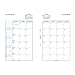 Filofax 2018 Pocket Month on Two Pages Refill, Monthly, Jan 2018- Dec 2018, 4.75 x 3.25 inches (C68210-18)