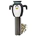 Cute Tea Infuser For Loose Leaf Tea - Cute Mr Penguin Brews The BEST Cup Of Tea- Stainless Steel-Silicone Novelty Tea Infuser-Cutest Smiling Face- Long Fine Mesh Stick Filter And Own Drip Tray