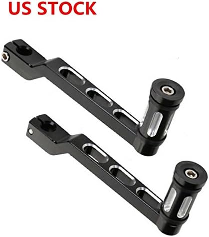 Black CNC Deep Edge Cut Heel/Toe Gear Shifter Shift Lever Shifter Peg Lever Arms & Shifter Peg For Harley Touring Softail Road Glide Trike FLHT