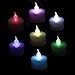 WoneNice Flickering LED Tea Lights, Battery Powered Candles, Decorations for Parties, Events, Weddings, Pack 12