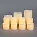 Flameless LED Decorative Candles Set, Real Ivory Wax Flickering LampLust Candle Pack, Variety Sizes, Batteries Included, Indoor Use - Set of 11