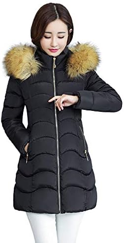 Women Coats Winter Plus Size,Sunyastor Winter Warm Thicker Long Down Coat Cotton-Padded Jacket Parkas Outwear Beige