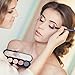 10 pcs Professional Eye Makeup Brushes Kit with a Portable Cosmetic Bag - HEDILINA Makeup Brushes Set, Blending Eyeshadow Eyebrow Concealer Smudge Lip Brushes (Sapphire Blue)