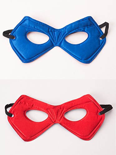 Little Adventures Super Hero Cape & Mask Set for Boys - Red Super Hero