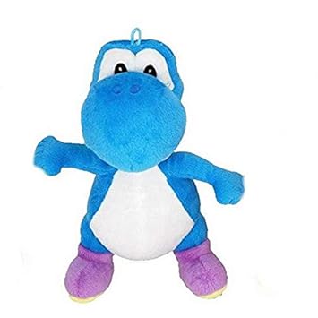 Super Mario Brothers 22 cm Plüschfigur Figur Yoshi Blau Stofftier