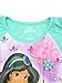 Disney Princess Jasmine Aladdin Movie Girl's Short Sleeve Nightgown Dorm Pajamas (6, Green)