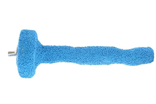Sweet Feet and Beak Thermal-Lite Natural Patented Perch, Medium - Blue- Perfect for Keeping Your Bird's Feet and Beaks Healthy