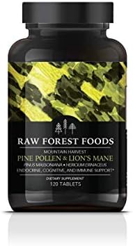 Pine Pollen and Lion's Mane Extract Tablets (Mountain Harvest)