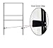 ( 5pack ) Slide-in Real Estate Yard Sign Metal Frame with Single Rider ( 2 Section ) - 24