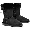 Womens-Suede-Winter-Boots-Waterproof-Warm-Snow-Boots-for-Women-Fuzzy-Fur-Mid-Calf-Slip-On-Boots-for-Indoor-Outdoor-Christmas