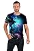 Uideazone Men's 3d Nebula Star Cluster Cool T-Shirt Cool Tee Shirt G25 Large