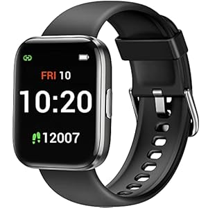 Letsfit-IW1-Smart-Watch-14-Inch-Touch-Screen-Fitness-Trackers-for-Women-Men-Heart-Rate-Monitor-Blood-Oxygen-Saturation-IP68-Waterproof-Pedometer-Smartwatch-Compatible-with-iPhone-Android Letsfit IW1 Smart Watch, 1.4 Inch Touch Screen Fitness Trackers for Women Men, Heart Rate Monitor & Blood Oxygen…
