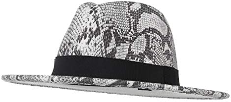 Jelord Womens Wool Felt Snakeskin 