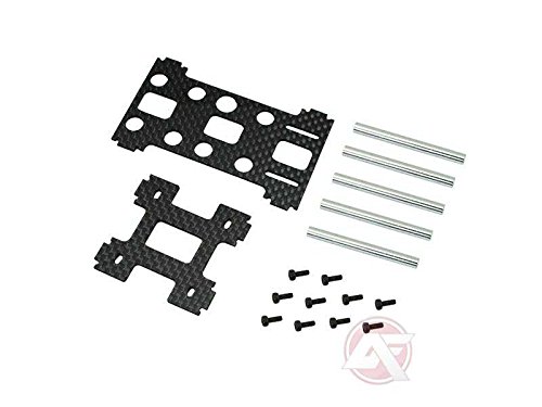 CARBON FIBER MAIN TOP FRAME SPACER SET - MOJO 280