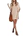 Haola Women Loose T Shirts Home Short Shirt Mini Dresses Tops S Apricot