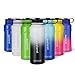 SUCFORST Water Bottle, 2 Extra Accessories - Vacuum Insulated Stainless Steel Wide Mouth Mug, Hot & Cold - Powder Coated Double - Walled Flask for Sports (36 oz, Milky White/Black)
