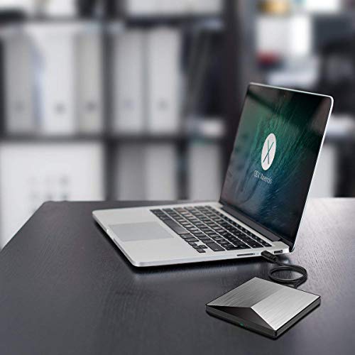 Snorain External CD/DVD Drive,USB 3.0 DVD +/-RW Superdrive CD Burner with High Speed Data Transfer Compatible for MacBook Laptop Desktop PC Windows10 /8/7 /XP Linux Mac OS (Silver) - Thumbnail 6