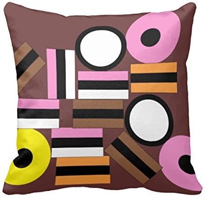 Plankey Decor Pillow Cases Liqourice Allsorts Allsorts 18 Cushion Cover