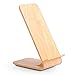 Fast Wireless Charger, Fast Charger Pad Qi Wireless Charger Stand 2 Coils For iPhone 8/X Samsung S8, S8+, S7, S7 Edge, S6 Edge Plus, Note5, S6, S6 Edge, And Iphone by Kulussy (Grain Wood)