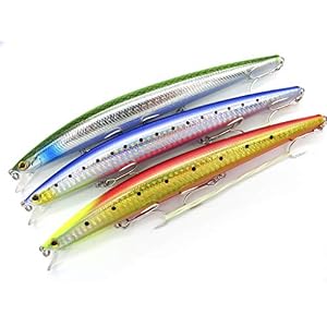 Momolures – Shore Line Minnow 170f Système De Transfert De Poids Silencieux à Double Fil Pour La Pêche Au Bar, Au Soudain, Au Saumon.