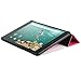 Google Nexus 9 Case - Poetic Google Nexus 9 Case [Slimline Series] - [Lightweight] [Ultra-slim] PU Leather Slim-Fit Trifold Cover Stand Folio Case for Google Nexus 9 Magenta (3 Year Manufacturer Warranty From Poetic)