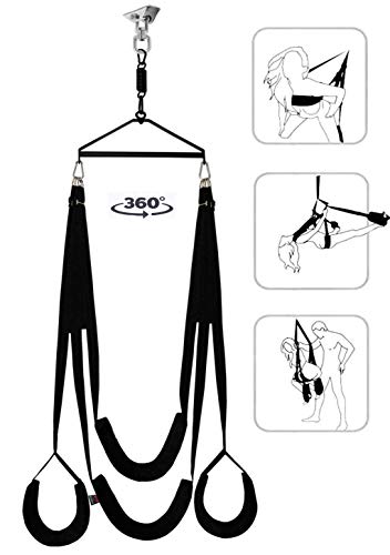 BELSIANG Adult Sex Swing and 360 Degree Spinning Indoor Swing , Sex Swing Set with Premium Paint Stand and Widened Thick Comfortable Swing