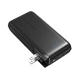 Portable Charger 10000 RAVPower 2-in-1 Wall Charger and Power Bank, 10000mAh Capacity with AC Plug, Dual iSmart 2.0 USB Ports, 3.4A Max Output for iPhone X, iPhone 8, iPad, Samsung Galaxy and More