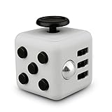 QQPOW Cube Relieve Stress for Adults Children Anxiety Attention Relieves Stress and Anxiety Release Stress Toy (Grey and Black)