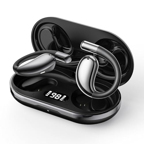 AI Language Translator Earbuds,OWS Real-Time 4-in-1 Translation Earbuds 144 Languages & Accents, Bluetooth 5.4 Translation Device for Travel/Business/Learning (J500P Black)