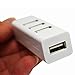 LoveRPi MicroUSB to USB 4 Port OTG Hub for Raspberry Pi Zero (MicroUSB to 4 USB 2.0, White)