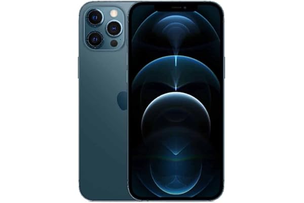 Apple iPhone 12 Pro Max, 128GB, Pacific Blue - Fully Unlocked (Renewed)